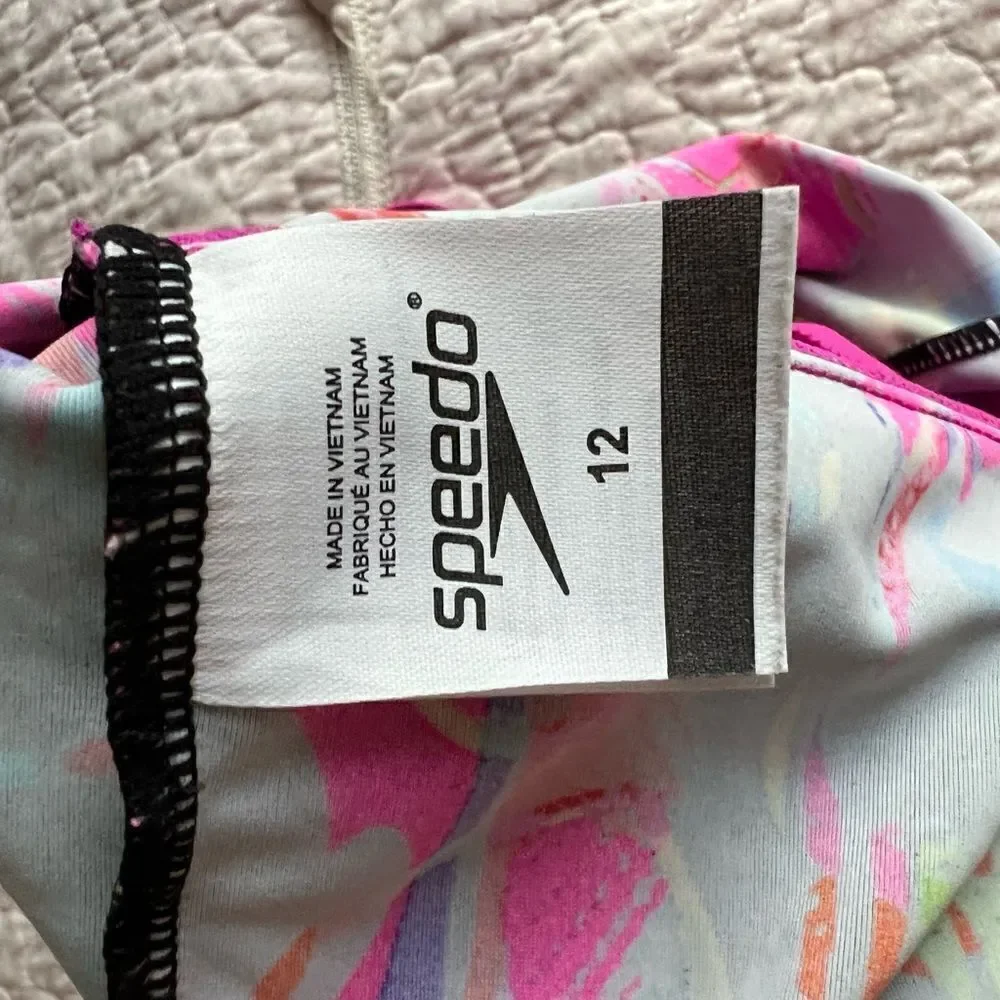Speedo girls top size 12
